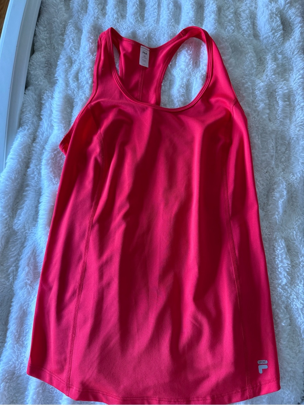 Fila Red Racerback Athletic Tank Top